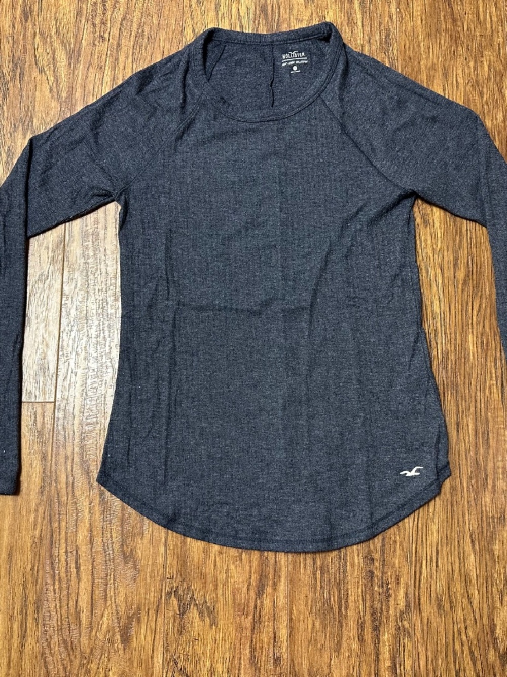 Hollister Women's Long Sleeve Shirt Blue "Must Have Collection" Size Small